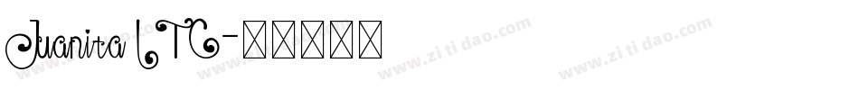 Juanita ITC字体转换